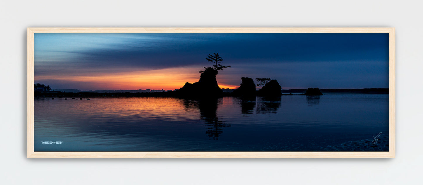 Siletz Sunset Panoramic Print