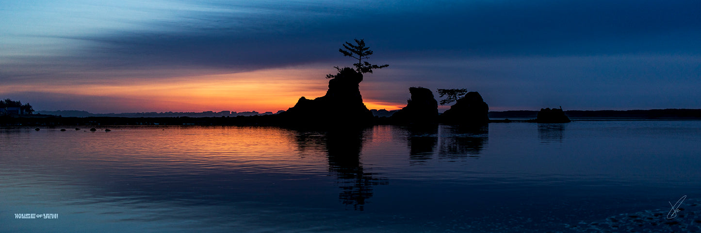 Siletz Sunset Panoramic Print