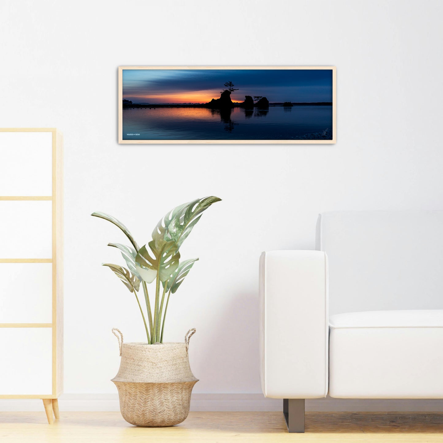 Siletz Sunset Panoramic Print